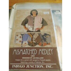 Mismatched Medley Patchwork Top Pattern Indygo Junction New